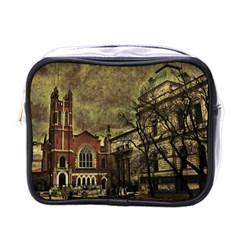 Dark Citiy Mini Travel Toiletry Bag (one Side)