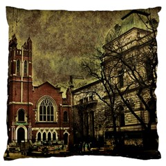 Dark Citiy Large Cushion Case (single Sided)  by dflcprints