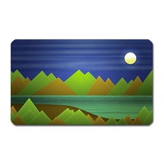 Landscape  Illustration Magnet (rectangular) by dflcprints