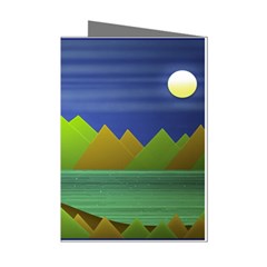 Landscape  Illustration Mini Greeting Card (8 Pack) by dflcprints