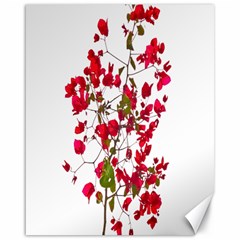 Red Petals Canvas 16  X 20  (unframed) by dflcprints