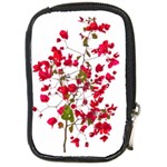 Red Petals Compact Camera Leather Case