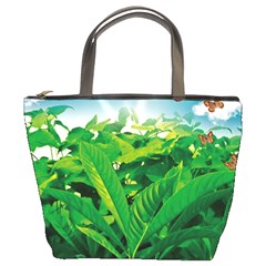Nature Day Bucket Handbag by dflcprints