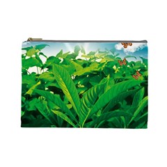 Nature Day Cosmetic Bag (large) by dflcprints