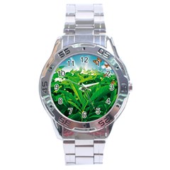 Nature Day Stainless Steel Watch by dflcprints