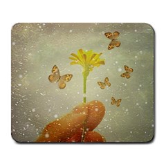 Butterflies Charmer Large Mouse Pad (rectangle) by dflcprints
