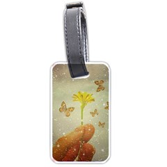 Butterflies Charmer Luggage Tag (one Side) by dflcprints