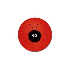 Red Cute Dazzled Bug Golf Ball Marker 4 Pack