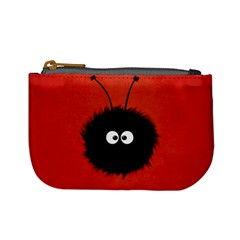 Red Cute Dazzled Bug Coin Change Purse
