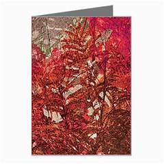 Decorative Flowers Collage Greeting Card by dflcprints