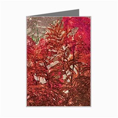 Decorative Flowers Collage Mini Greeting Card by dflcprints