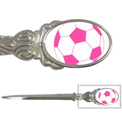 Soccer Ball Pink Letter Opener by Designsbyalex
