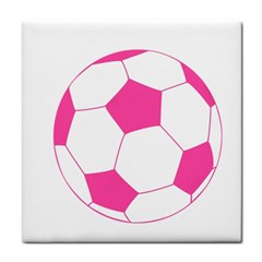 Soccer Ball Pink Face Towel by Designsbyalex