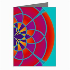 Mandala Greeting Card by SaraThePixelPixie