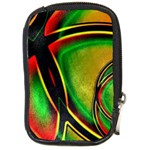 Multicolored Modern Abstract Design Compact Camera Leather Case