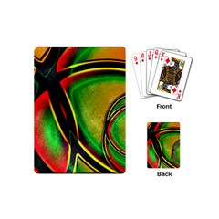 Multicolored Modern Abstract Design Playing Cards (mini) by dflcprints