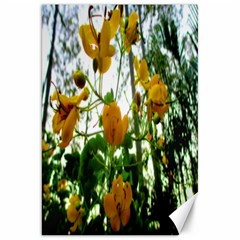 Yellow Flowers Canvas 20  X 30  (unframed) by SaraThePixelPixie