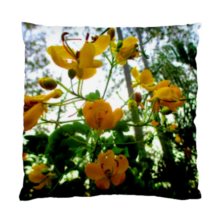 Yellow Flowers Cushion Case (Two Sided) 