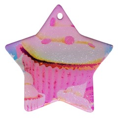 Cupcakes Covered In Sparkly Sugar Star Ornament by StuffOrSomething