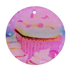 Cupcakes Covered In Sparkly Sugar Round Ornament (two Sides) by StuffOrSomething