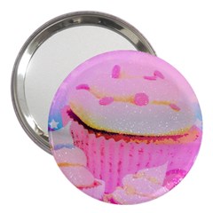 Cupcakes Covered In Sparkly Sugar 3  Handbag Mirror by StuffOrSomething