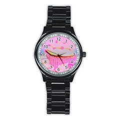 Cupcakes Covered In Sparkly Sugar Sport Metal Watch (black) by StuffOrSomething