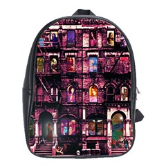 Physical Graffitied School Bag (large) by SaraThePixelPixie