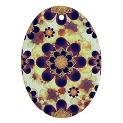 Luxury Decorative Symbols  Oval Ornament by dflcprints