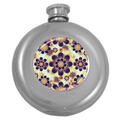 Luxury Decorative Symbols  Hip Flask (round) by dflcprints