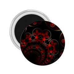 Phenomenon, Orange Gold Cosmic Explosion 2 25  Button Magnet by DianeClancy