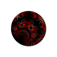 Phenomenon, Orange Gold Cosmic Explosion Drink Coasters 4 Pack (round) by DianeClancy