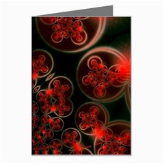 Phenomenon, Orange Gold Cosmic Explosion Greeting Card by DianeClancy