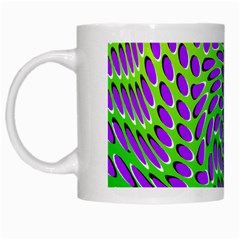 Illusion Delusion White Coffee Mug by SaraThePixelPixie