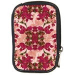 Retro Vintage Floral Motif Compact Camera Leather Case