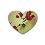 Santa Rita Flower Drink Coasters 4 Pack (Heart)  Front