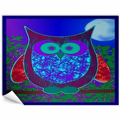 Moon Owl Canvas 18  X 24  (unframed) by SaraThePixelPixie