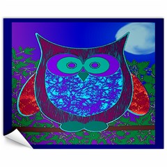 Moon Owl Canvas 11  X 14  (unframed) by SaraThePixelPixie