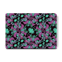 Floral Arabesque Pattern Small Door Mat by dflcprints