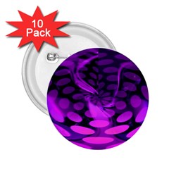 Abstract In Purple 2 25  Button (10 Pack) by FunWithFibro