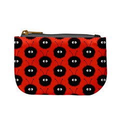 Red Cute Dazzled Bug Pattern Coin Change Purse by CreaturesStore