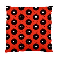 Red Cute Dazzled Bug Pattern Cushion Case (single Sided) 