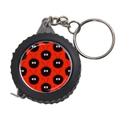 Red Cute Dazzled Bug Pattern Measuring Tape