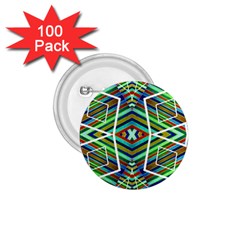 Colorful Geometric Abstract Pattern 1 75  Button (100 Pack) by dflcprints