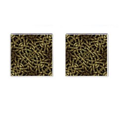 Ancient Arabesque Stone Ornament Cufflinks (square) by dflcprints