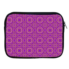 Purple Moroccan Pattern Apple Ipad Zippered Sleeve