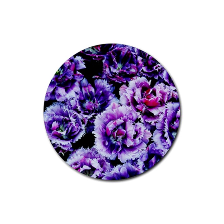 Purple Wildflowers Of Hope Drink Coasters 4 Pack (Round)