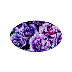 Purple Wildflowers Of Hope Sticker (oval) by FunWithFibro