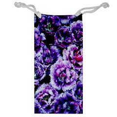 Purple Wildflowers Of Hope Jewelry Bag by FunWithFibro