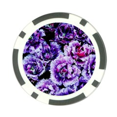 Purple Wildflowers Of Hope Poker Chip (10 Pack) by FunWithFibro