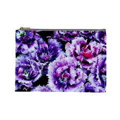 Purple Wildflowers Of Hope Cosmetic Bag (large) by FunWithFibro